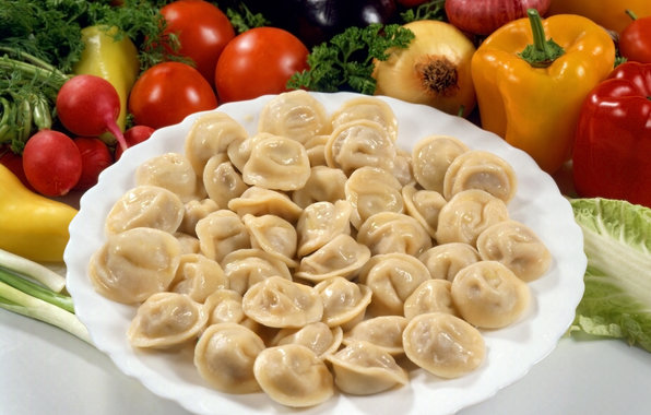 selectie van dumplings