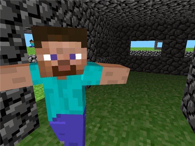 hoe steve van maincraft te trekken