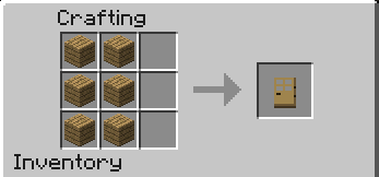 Maak een houten deur in Maincrafter