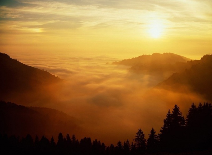 In welke seizoenen ziet u de mist