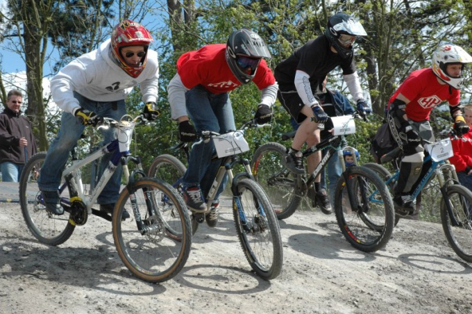 Zomer Olympische sporten: mountainbiken