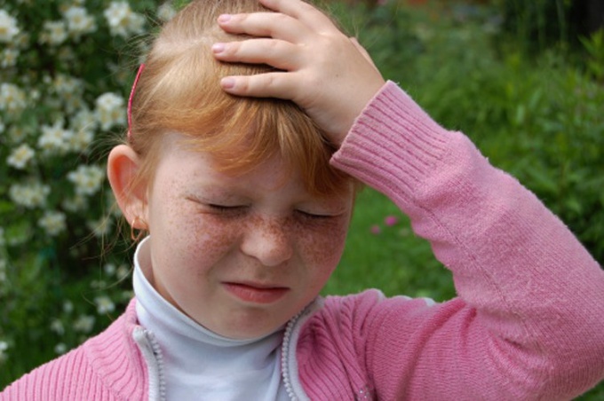 Een hersenschudding bij kinderen gaat gepaard met een uitgesproken symptomatologie